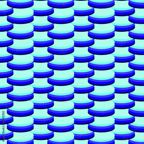 Gradient pattern un blue shades