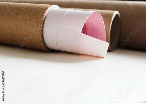 packing cardboard tubes with goods package container