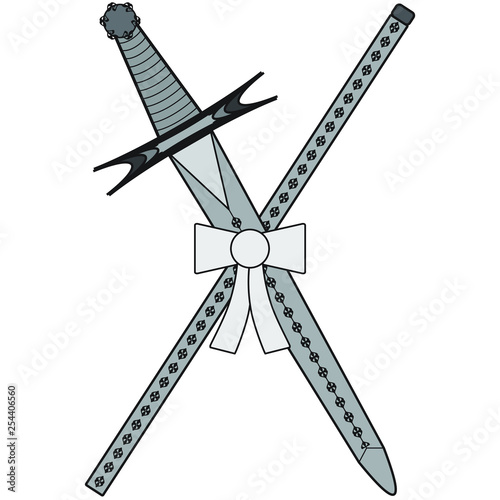 Masonic symbol of  Marshal, Craft Lodge Officers Collar Jewel
