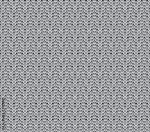 gray metal honeycomb
