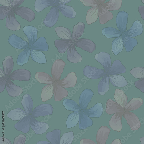 Green spring background of flowers. Vintage texture for fabric  tile  wallpaper and wall decor.