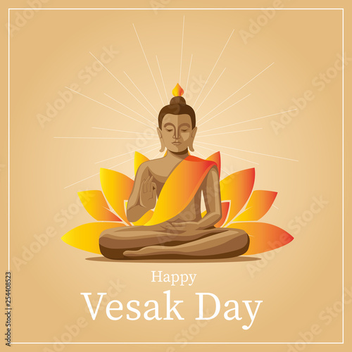 Vesak Greetings Card