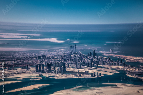 Plane View of Abu Dhabi