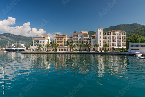 Embankment of Tivat city in  Montenegro © multipedia