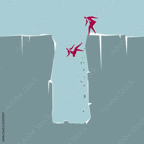 A businessman fell into a trap. The rescue failed.