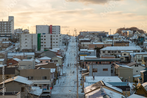 冬の坂道風景 © takke_mei