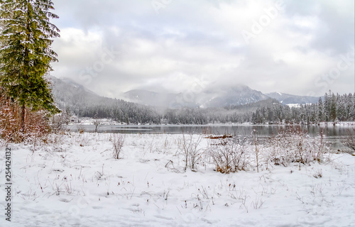 Hintersee at winter time photo