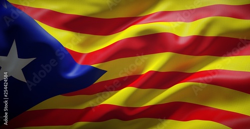 Bandera Catalana. (Catalunya) photo