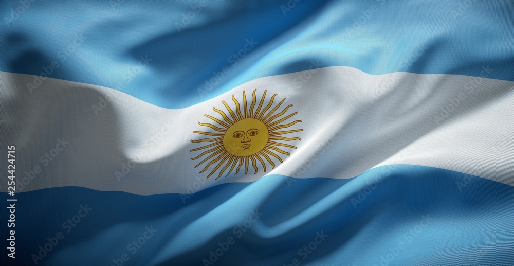 Bandera de Argentina Stock Photo | Adobe Stock