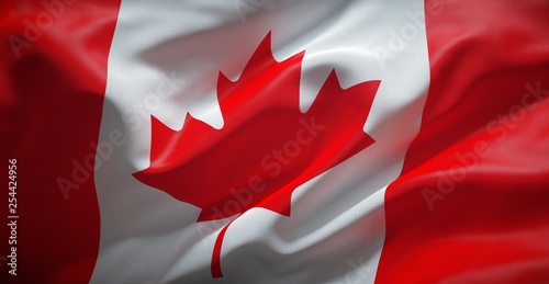 Schilderij op canvas Canadian Flag. Canada.