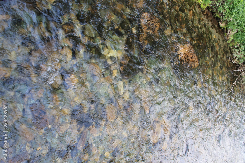 The mountain stone river in the forest. The mountain stone river in the forest.