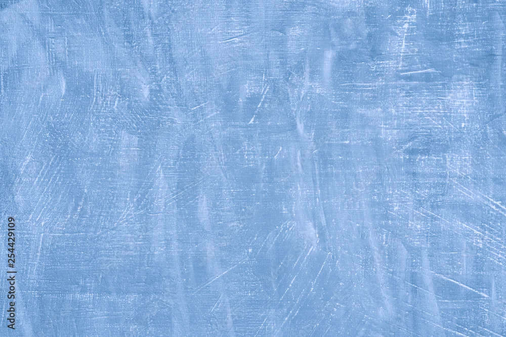Obraz premium Blue grunge concrete cement wall texture background. Plaster stucco pattern for architectural decoration