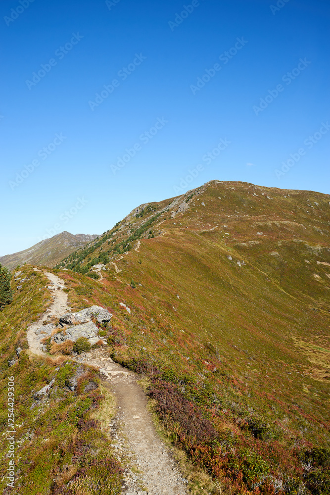 Hiking on Mountain 