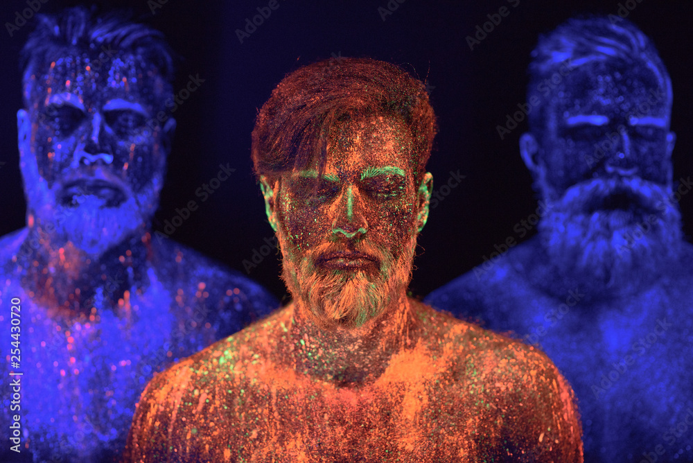 Fototapeta premium Fluorescent Powder