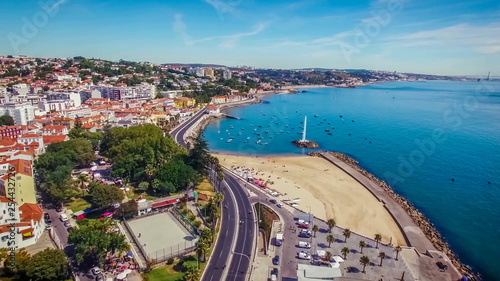 Vista Panorâmica da Vila de Paço de Arcos em Oeiras Portugal