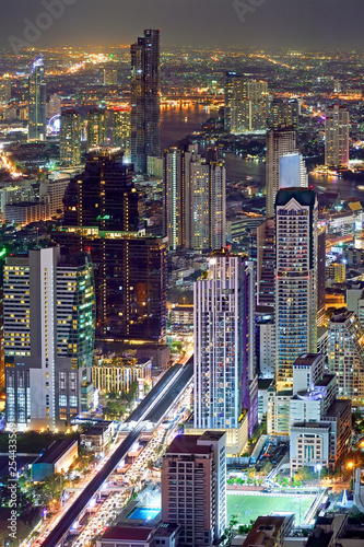 Canvas Print bangkok thailand city scape