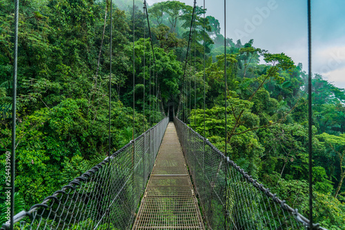 Costa Rica arenal hanging bridge photo