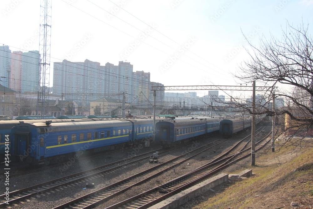 Fototapeta premium train in the station