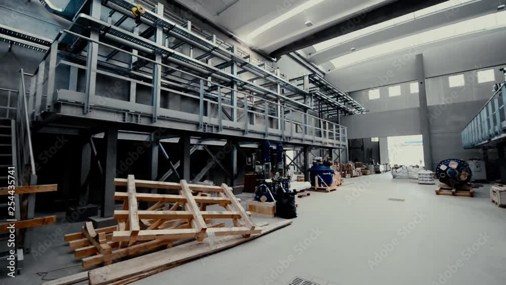 Interior of a empty warehouse Interior of a empty warehouse
