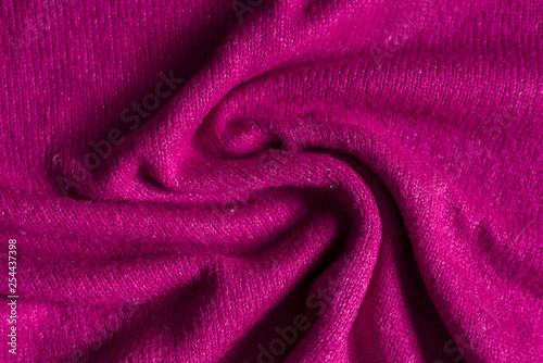 Magenta knitting wool texture background