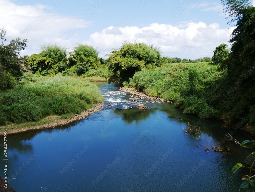 Rivière Goyave à Lamentin en Guadeloupe Rivière Goyave à Lamentin en Guadeloupe