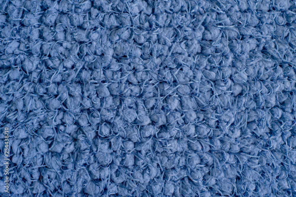 Blue knitting wool texture background Blue knitting wool texture background
