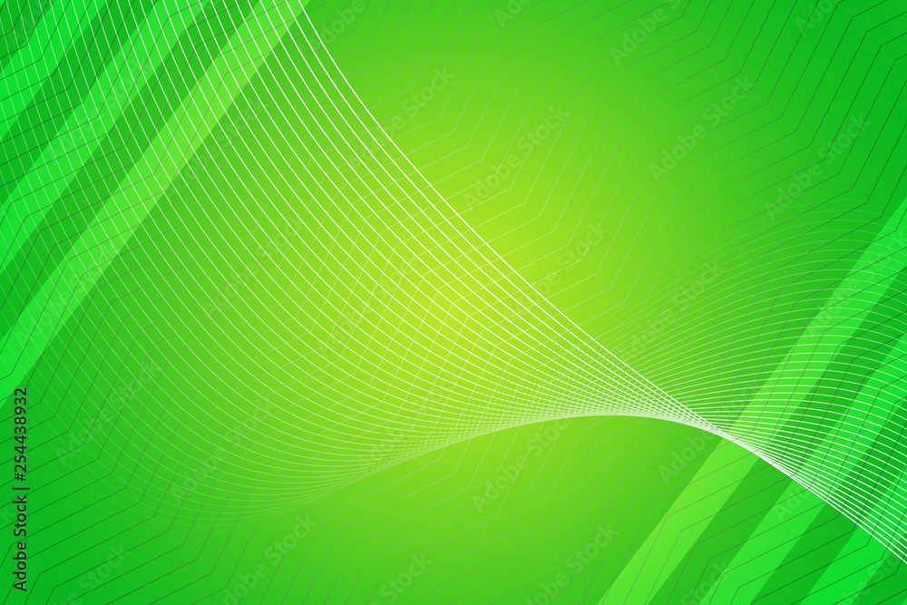 abstract, green, wave, wallpaper, design, light, illustration, blue