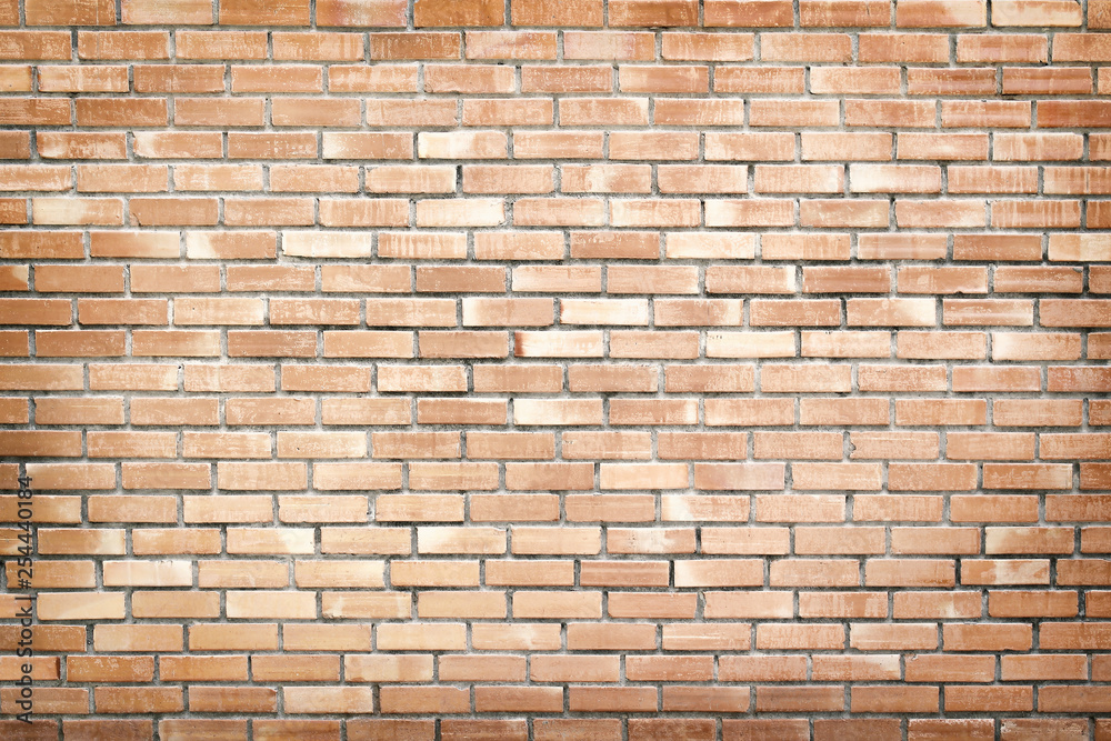 Old brown brick in concrete wall in seamless patterns texture for background Old brown brick in concrete wall in seamless patterns texture for background
