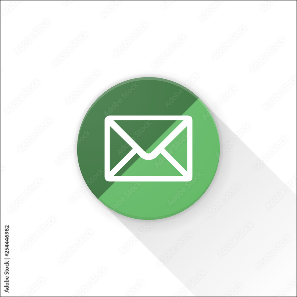 Cantact Mail button Adaptive icon Ready Design illustration Cantact Mail button Adaptive icon Ready Design illustration