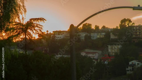 Silverlake Hillside Homes Sun Time-lapse photo