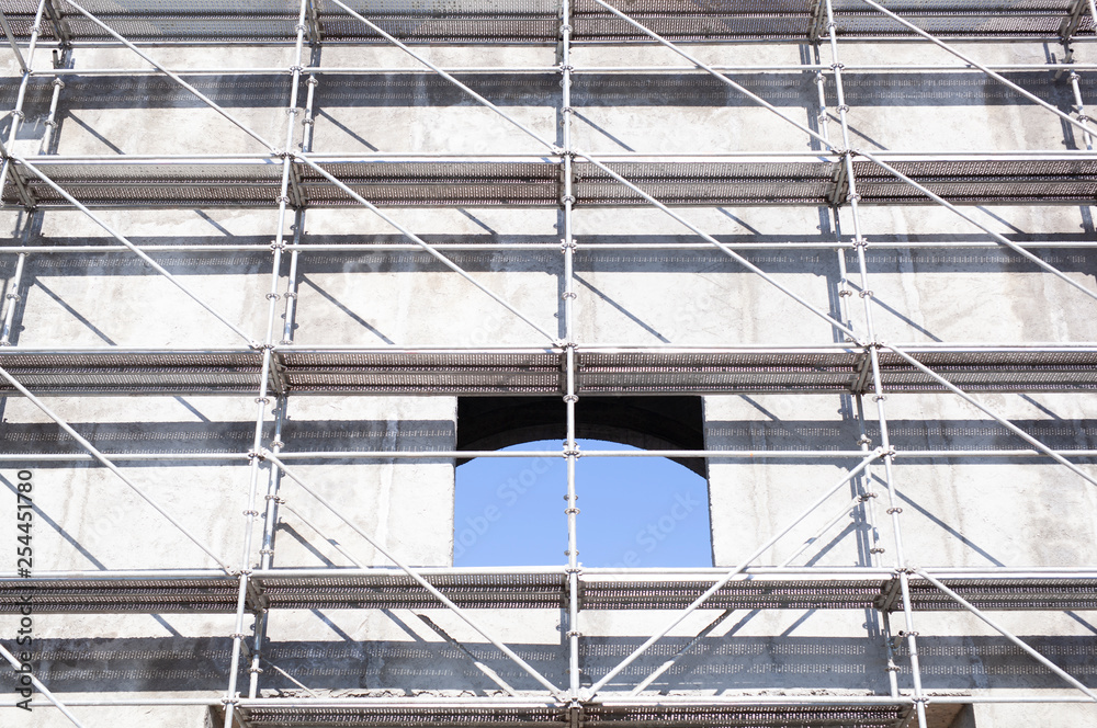 construction of modern building construction of modern building
