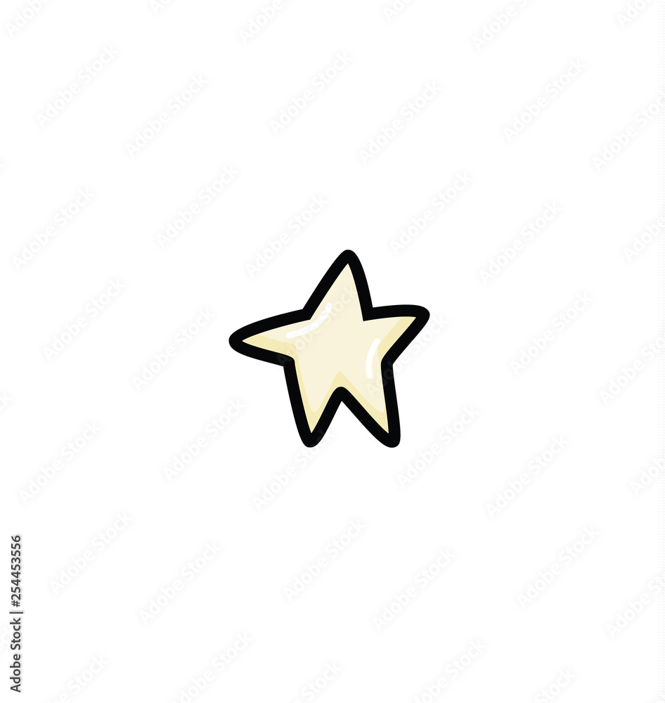 line star icon. Vector illustration line star icon. Vector illustration
