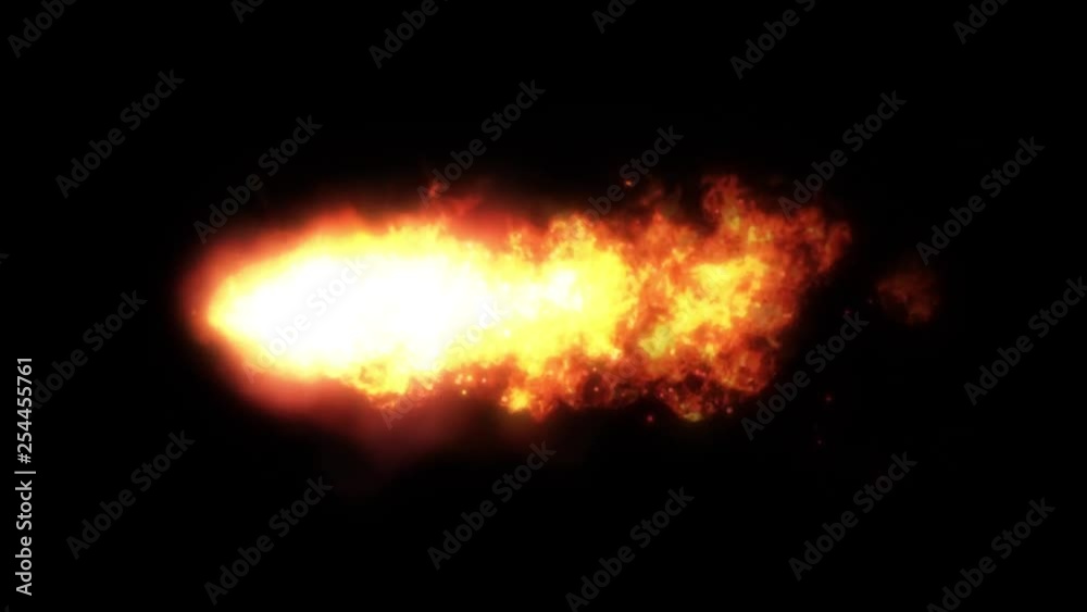 Shockwave Power Fire Meteor Loop/ Shockwave Power Fire Meteor Loop/ Animation of a powerful fire comet with speed explosion wave effect, fluid distortion and turbulence effects seamless looping