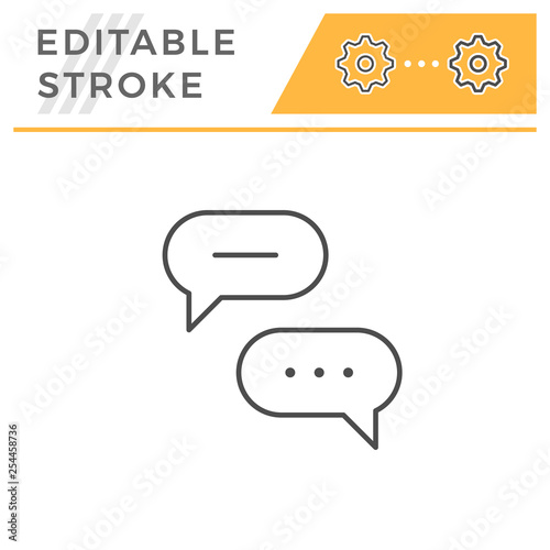 Discussion line icon