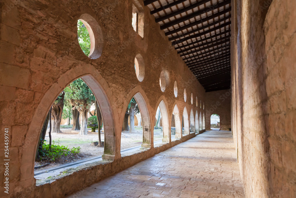 Cloister gallery of Monastery of Santa Maria de Santes Creus