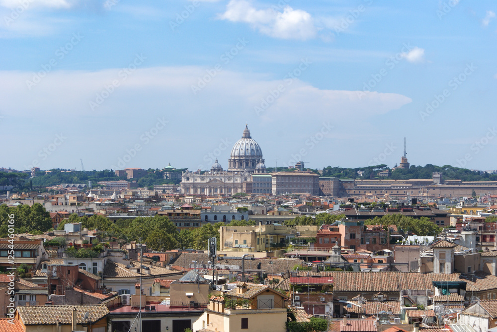 The Pincian Hill is in the northeast quadrant of the historical center of Rome