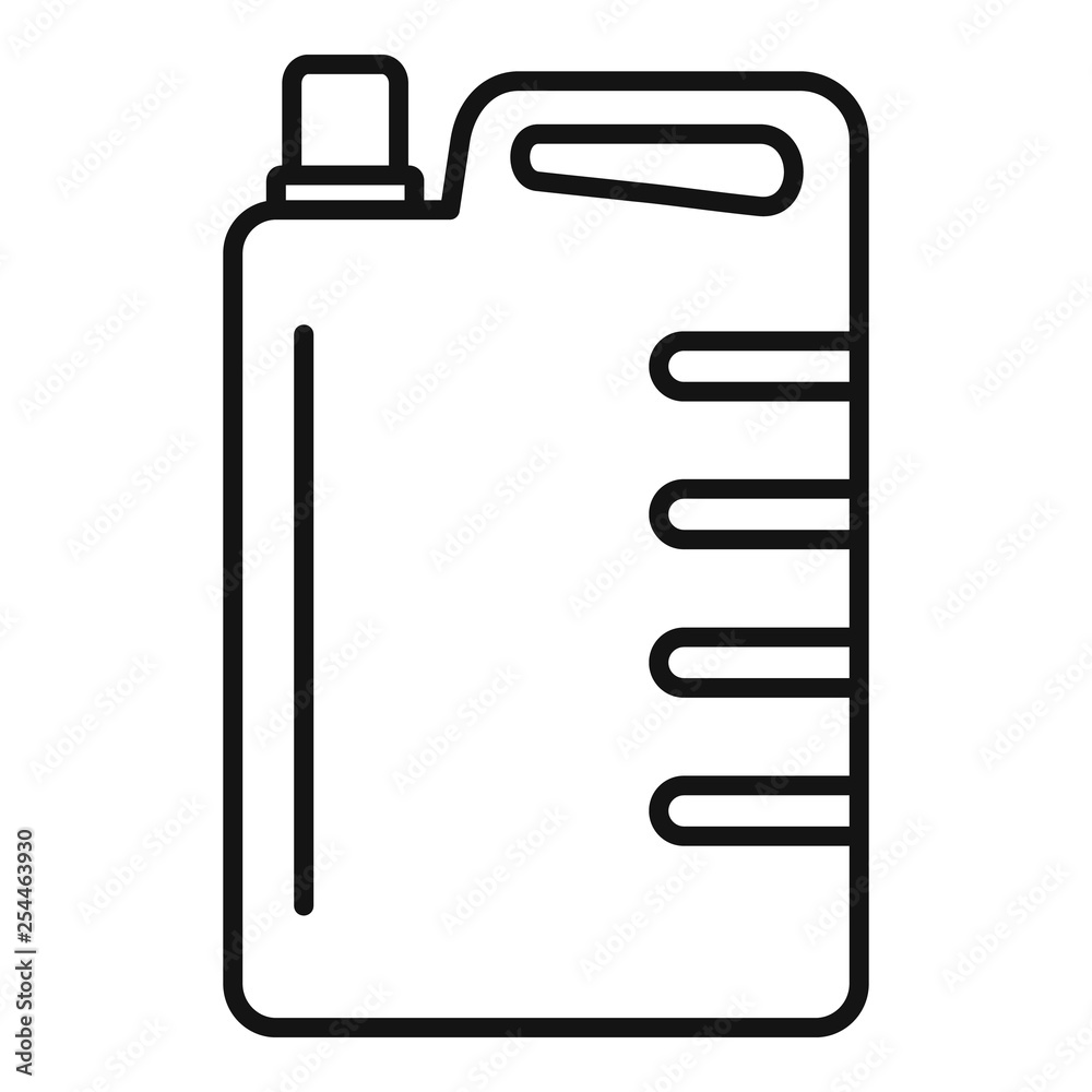 Cleaner canister icon. Outline cleaner canister vector icon for web design isolated on white background Cleaner canister icon. Outline cleaner canister vector icon for web design isolated on white background