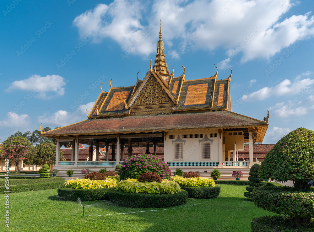 Cambodia, Phnom Penh, the royal palace