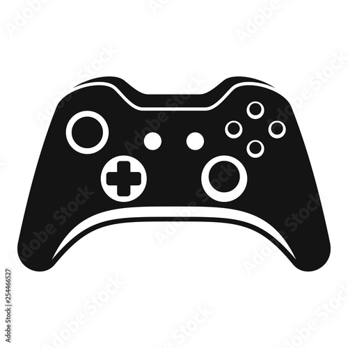 Modern gamepad icon. Simple illustration of modern gamepad vector icon for web design isolated on white background