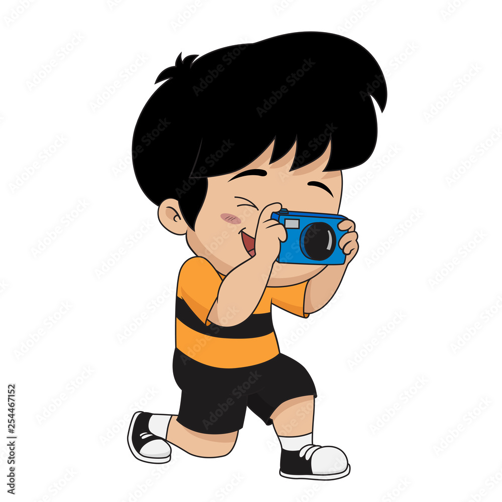 Kid take a photo. Kid take a photo.