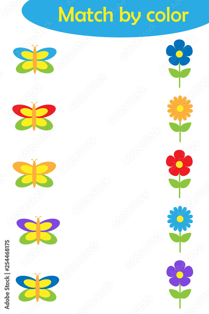 Flower Matching Game - Homeschool Share