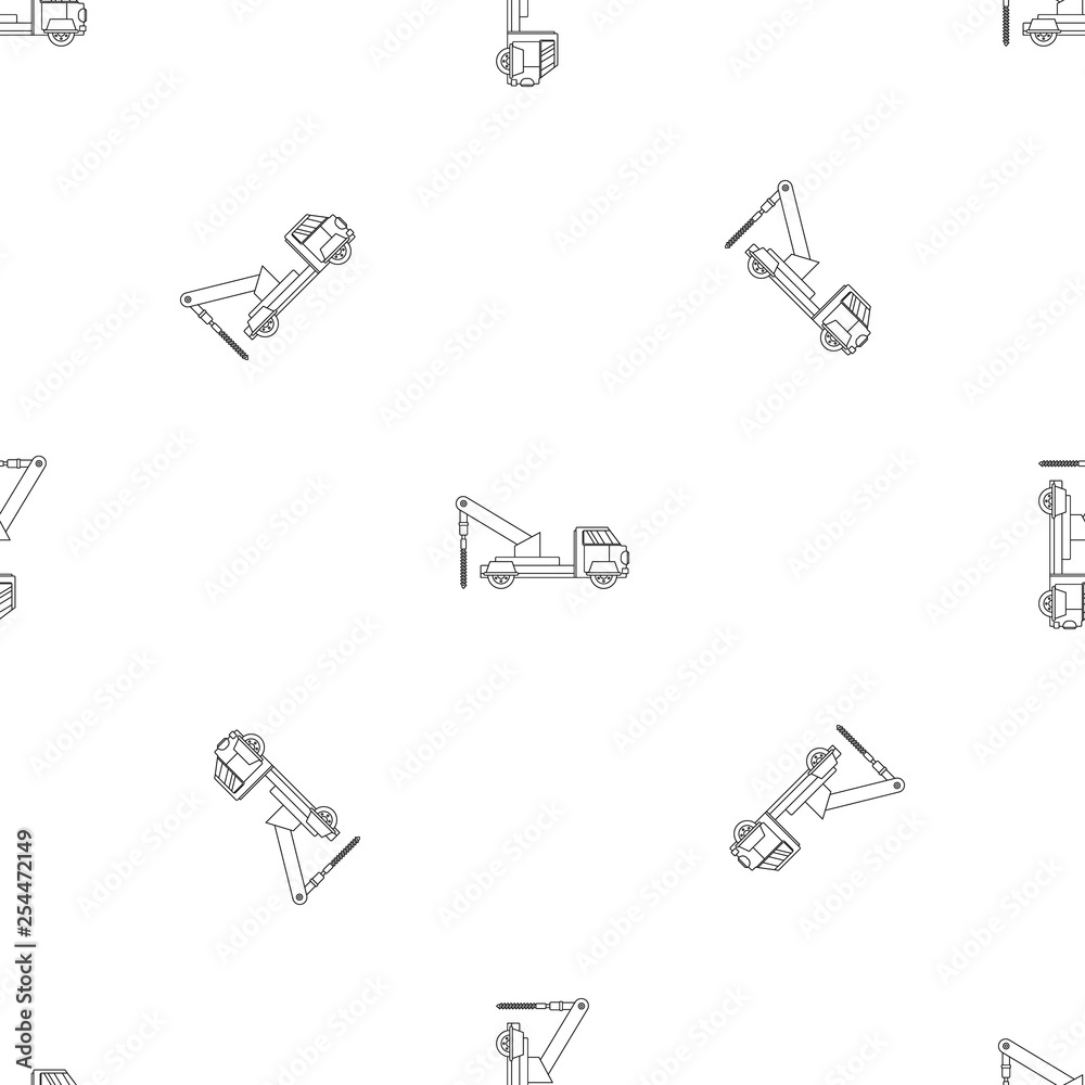 Truck drill pattern seamless vector repeat geometric for any web design Truck drill pattern seamless vector repeat geometric for any web design
