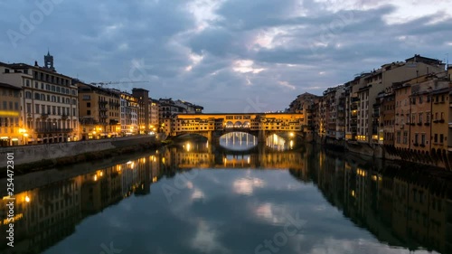 Florence, Italy. The Ponte Vecchio bridge photo