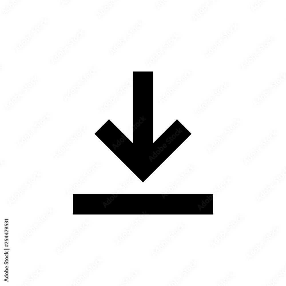 Download icon vector. Downloading vector icon Download icon vector. Downloading vector icon