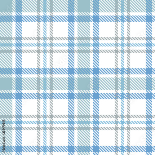 Seamless tartan plaid pattern. Checkered fabric texture background.