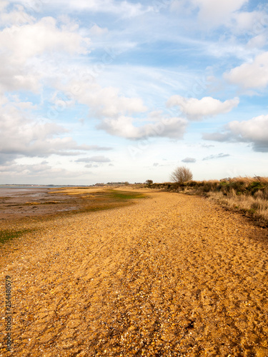 Beautiful bay coastal open scenery outside Manningtree, Jacques Bay photo