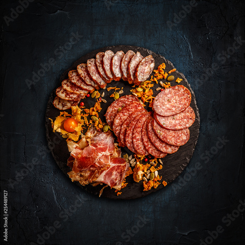 Variety of cold meats