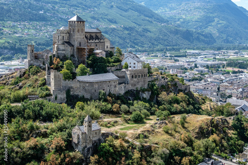 Svizzera, panorama dal Castello di Sion