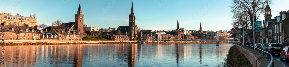 The River Ness in Inverness Massive Panoramic image the preview does not show the resolution and crisp focus