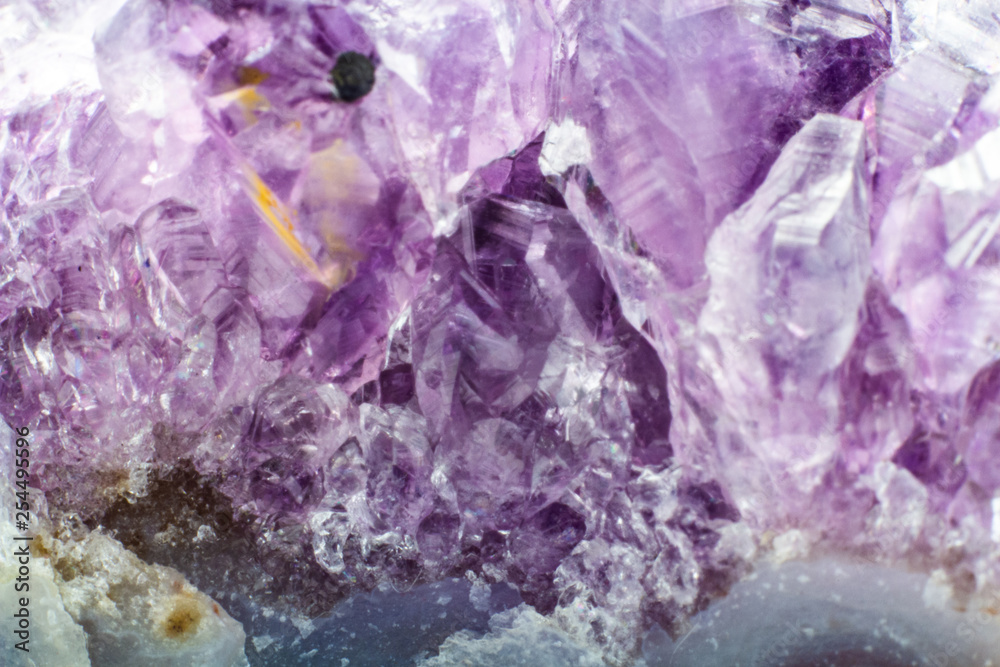 Abstract background texture of natural crystal amethyst Abstract background texture of natural crystal amethyst